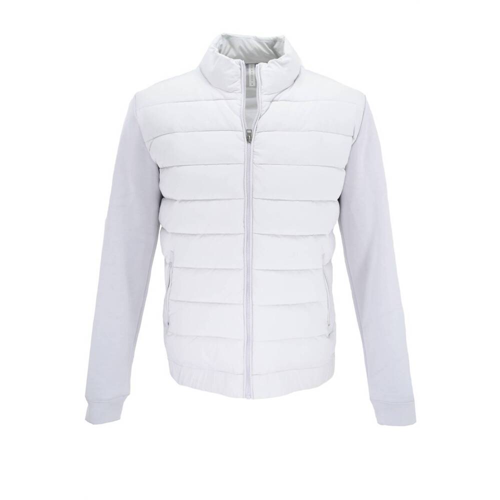 NEW 7DIAMONDS men's padded jacket in platinum